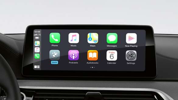 Smartphone integratie BMW 5 Serie Sedan G30 Smartphone integratie BMW 5 Serie Sedan G30 facelift interieur cockpit