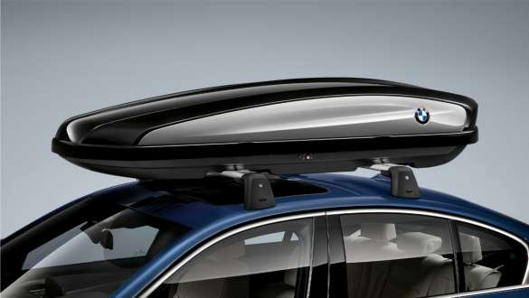 Accessoires BMW 5 Serie Sedan G30 BMW 5 Serie Sedan G30 met BMW dakbox 520