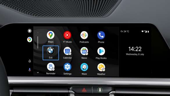 Smartphone Integratie BMW M440i xDrive Cabrio G23 Smartphone Integratie BMW M440i xDrive Cabrio G23 interieur Control Display