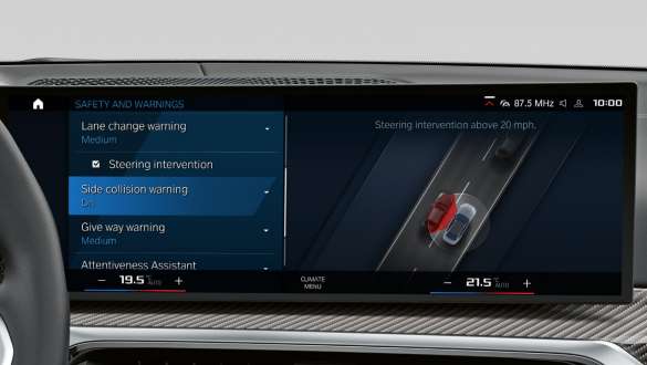 Driving Assistant Professional BMW 3 Serie Sedan M Modellen G80 G20 BMW 3 Serie Sedan M modellen G80 G20 Driving Assistant Professional Control Display interieur