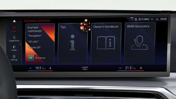 BMW Intelligent Personal Assistant BMW M440i xDrive Gran Coupé G26 BMW Intelligent Personal Assistant BMW M440i xDrive Gran Coupé G26 interieur Control Display