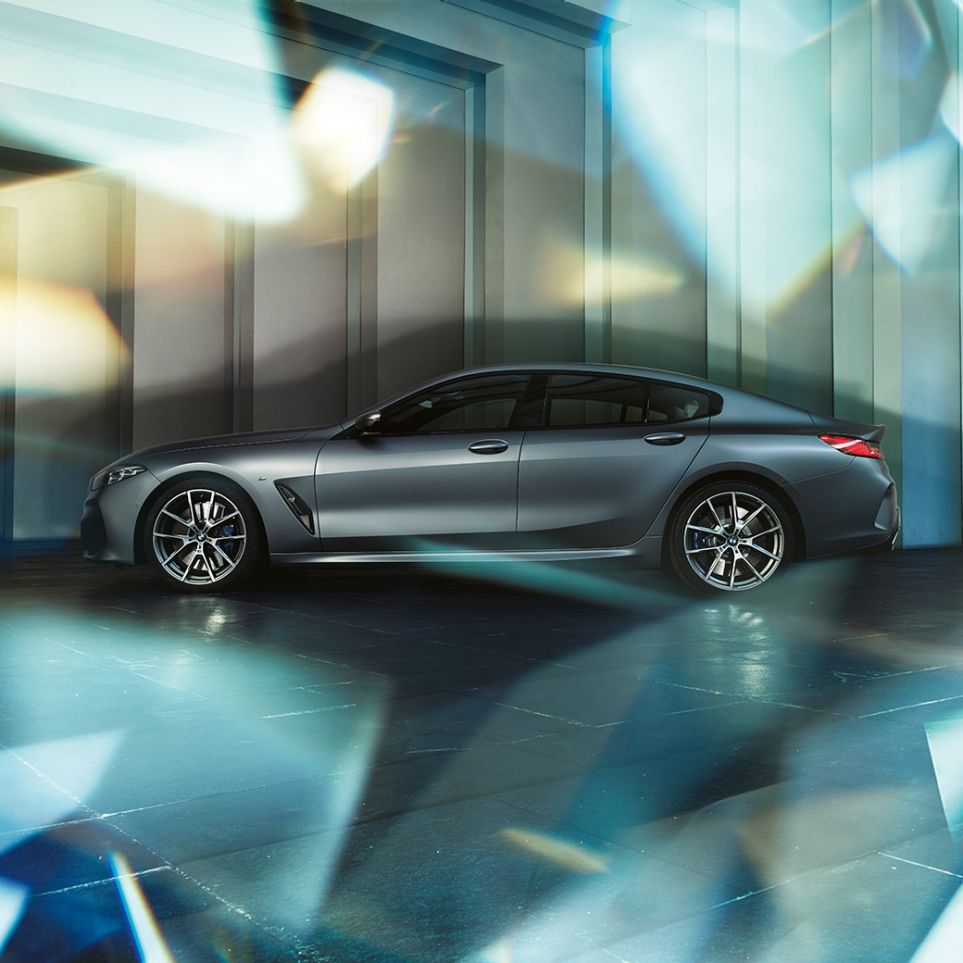 BMW M850i xDrive Gran Coupé, silhouet BMW M850i xDrive Gran Coupé, design, silhouet