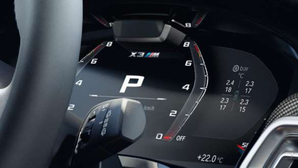 M specifiek instrumentenpaneel BMW X3 M modellen F97 LCI facelift BMW X3 M modellen F97 LCI facelift M specifiek instrumentenpaneel