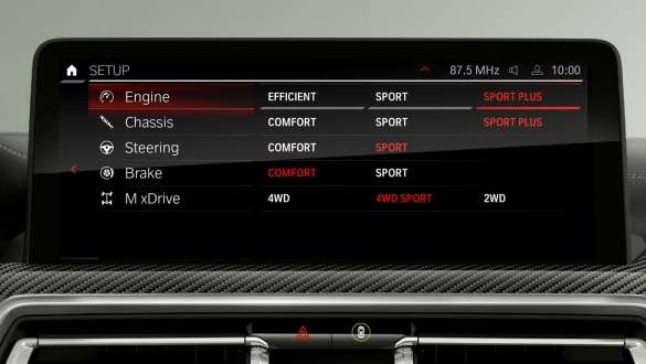 M Setup BMW X3 M Competition F97 LCI facelift BMW X3 M Competition F97 LCI facelift M Setup Control Display