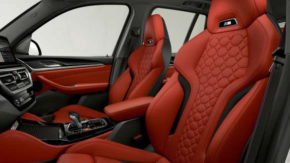 M Sportstoelen BMW X3 M F97 LCI facelift BMW X3 M F97 LCI facelift M Sportstoelen interieur