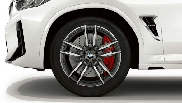 20 inch lichtmetalen M wielen in Dubbelspaak styling 764 M BMW X3 M F97 LCI facelift BMW X3 M F97 LCI facelift 20 inch lichtmetalen M wielen in Dubbelspaak styling 764 M close-up