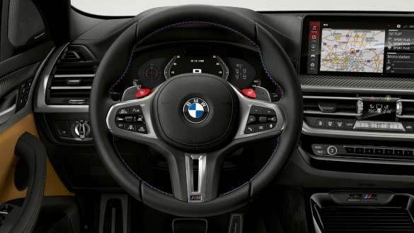 M Servotronic BMW X3 M Competition F97 LCI facelift BMW X3 M Competition F97 LCI facelift M Servotronic cockpit met leder bekleed M Sportstuurwiel