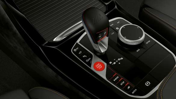 8-traps M Steptronic transmissie BMW X3 M Competition F97 LCI BMW X3 M Competition F97 LCI facelift middenconsole interieur 8-traps M Steptronic Sport transmissie met Drivelogic