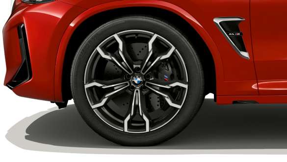 20 inch lichtmetalen M wielen in Dubbelspaak styling 764 M BMW X4 M F98 LCI facelift BMW X4 M F98 LCI facelift Sao Paulo Gelb 20 inch lichtmetalen M wielen in Dubbelspaak styling 764 M close-up