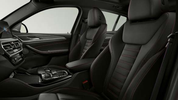 Sportstoelen voor bestuurder en voorpassagier BMW X4 M40i M40d LCI BMW X4 M40i M40d G02 LCI facelift sportstoelen voor bestuurder en voorpassagier