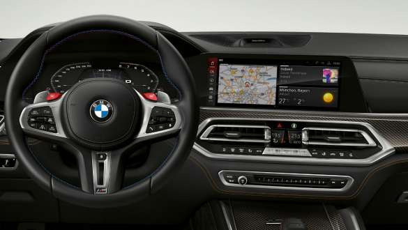 BMW X6 M Modellen F96 BMW Live Cockpit Professional BMW X6 M Modellen F96 SUV interieur BMW Live Cockpit Professional