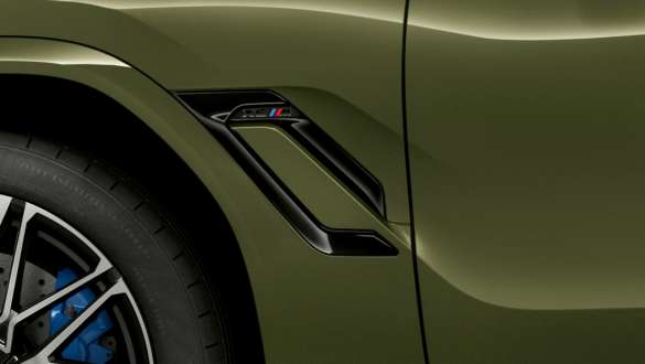 BMW X6 M Competition F96 M kieuwen BMW X6 M Competition F96 SUV exterieur M kieuwen BMW Individual speciale carrosseriekleur Urban Green