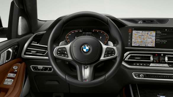 BMW X7 M model met met leder bekleed M Sportstuurwiel G07 BMW X7 M model met met leder bekleed M Sportstuurwiel G07 cockpit