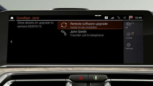 BMW X7 M model met Remote Software Upgrade G07 BMW X7 M model met Remote Software Upgrade G07 Control Display