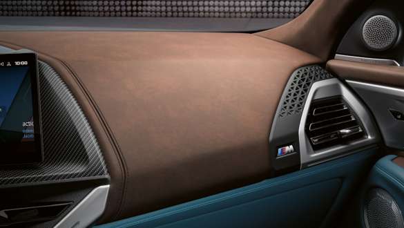 BMW XM G09 BMW Individual leder Merino met exclusieve omvang Walknappa vintage Coffee BMW XM G09 interieur BMW Individual leder Merino met exclusieve omvang Walknappa vintage Coffee