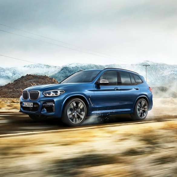 BMW X3 M40i, wiel en spatbord BMW X3 M40i, wiel en spatbord