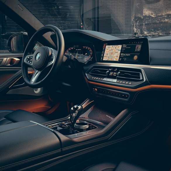 BMW X6 interieur Het interieur van de BMW X6