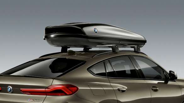 BMW Dakbox 520 Schwarz/Titansilber BMW X6 G06 BMW Dakbox 520 Schwarz/Titansilber BMW X6 G06 exterieur