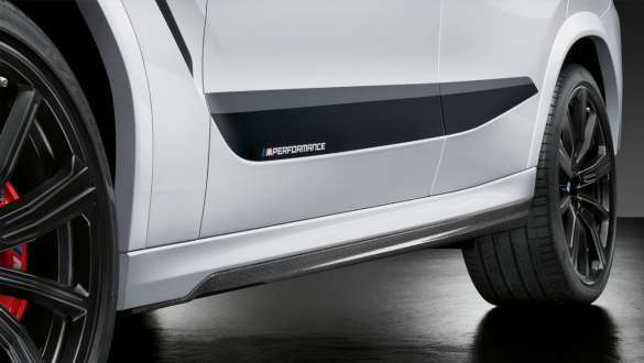 M Performance zelfklevende folie sideskirts Frozen Black BMW X6 G06 M Performance zelfklevende folie sideskirts Frozen Black BMW X6 G06