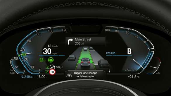 Actieve navigatie BMW iX3 G08 Actieve navigatie BMW iX3 G08