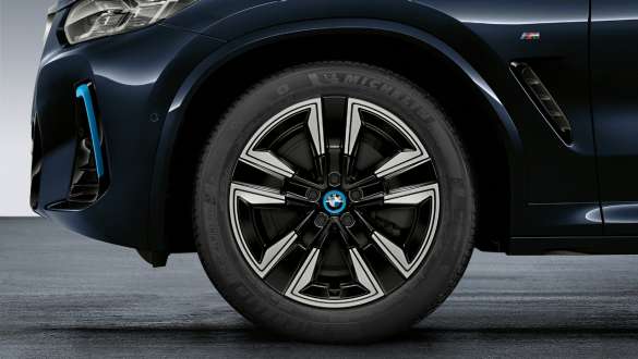 19 inch aerodynamische lichtmetalen wielen Dubbelspaak styling (842) Bicolor Jet Black BMW iX3 G08 19 inch aerodynamische lichtmetalen wielen Dubbelspaak styling (842) Bicolor Jet Black BMW iX3 G08
