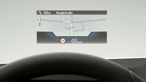 BMW Head-Up Display BMW X7 G07 LCI BMW Head-Up Display weergave voorruit BMW X7 G07 LCI