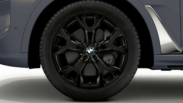 21 inch lichtmetalen BMW wielen in Y-spaak styling 752 Jet Black BMW X7 G07 LCI 21 inch lichtmetalen BMW wielen in Y-spaak styling 752 Jet Black BMW X7 G07 LCI close-up