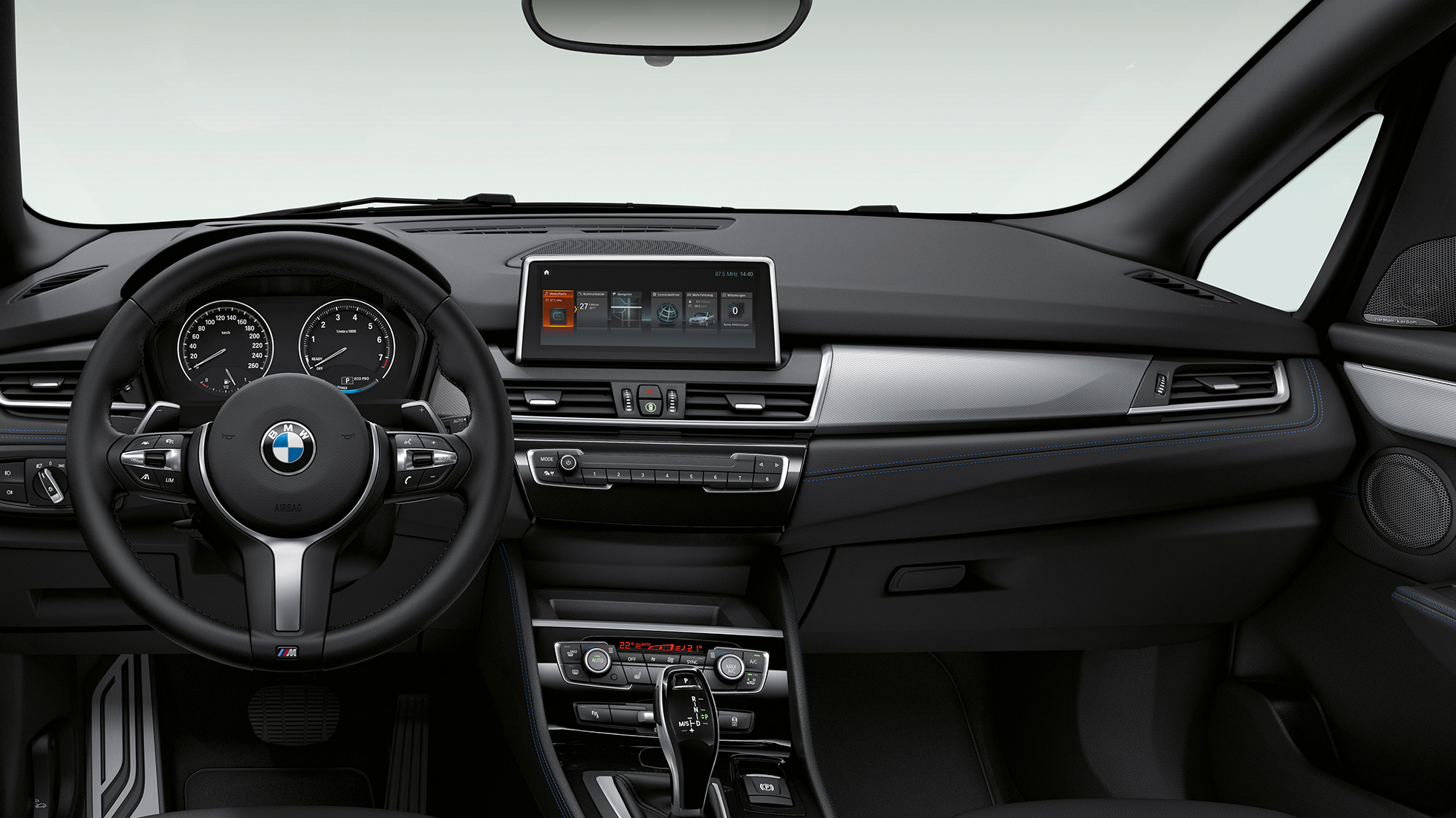 Cockpit BMW 2 Serie Active Tourer Model M Sport Cockpit BMW 2 Serie Active Tourer 220d xDrive Model M Sport F45 interieur