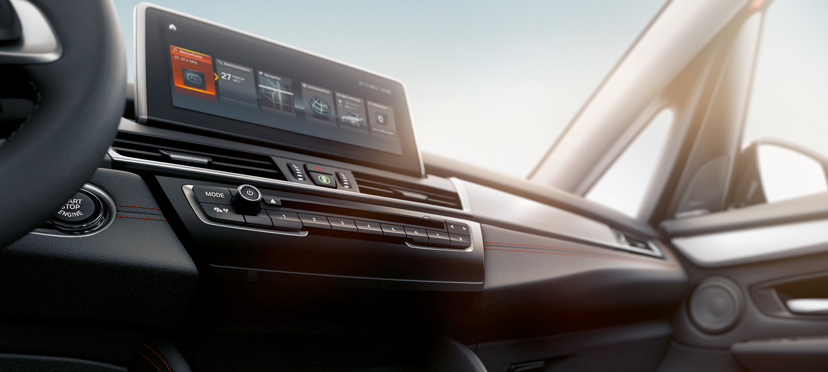 Control Display BMW 2 Serie Active Tourer Control Display BMW 2 Serie Active Tourer F45 interieur