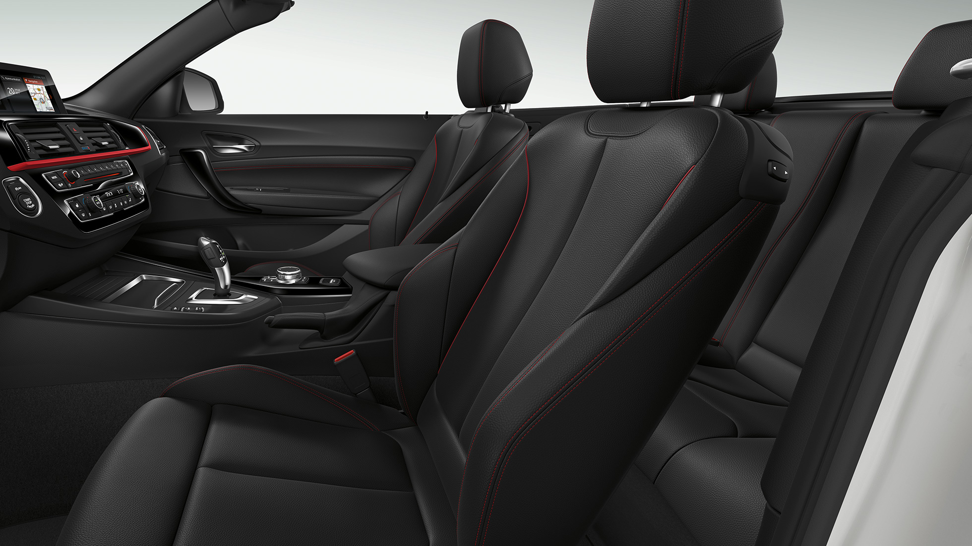 BMW 2 Serie Cabrio, Model Sport Line interieur BMW 2 Serie Cabrio, Model Sport Line interieur
