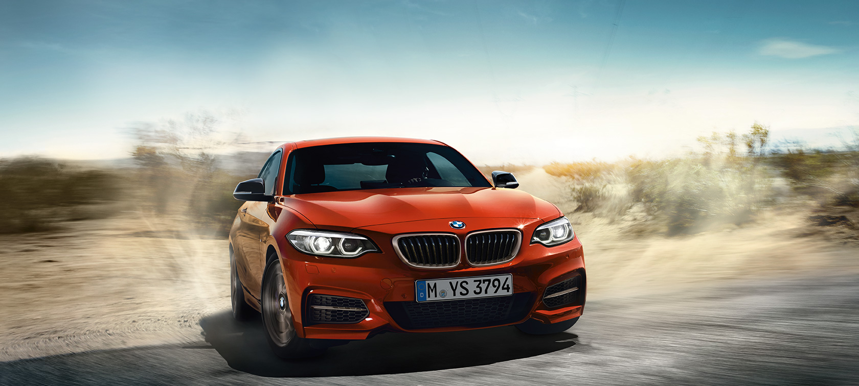 BMW 2 Serie Coupé, dynamische rijopname BMW 2 Serie Coupé, dynamische rijopname