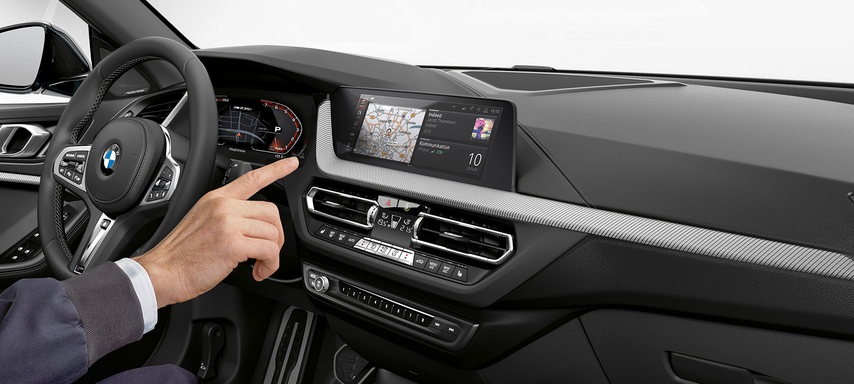 BMW 2 Serie Gran Coupé met BMW ConnectedDrive en BMW Personal CoPilot BMW 2 Serie Gran Coupé met BMW ConnectedDrive en BMW Personal CoPilot F44 interieur