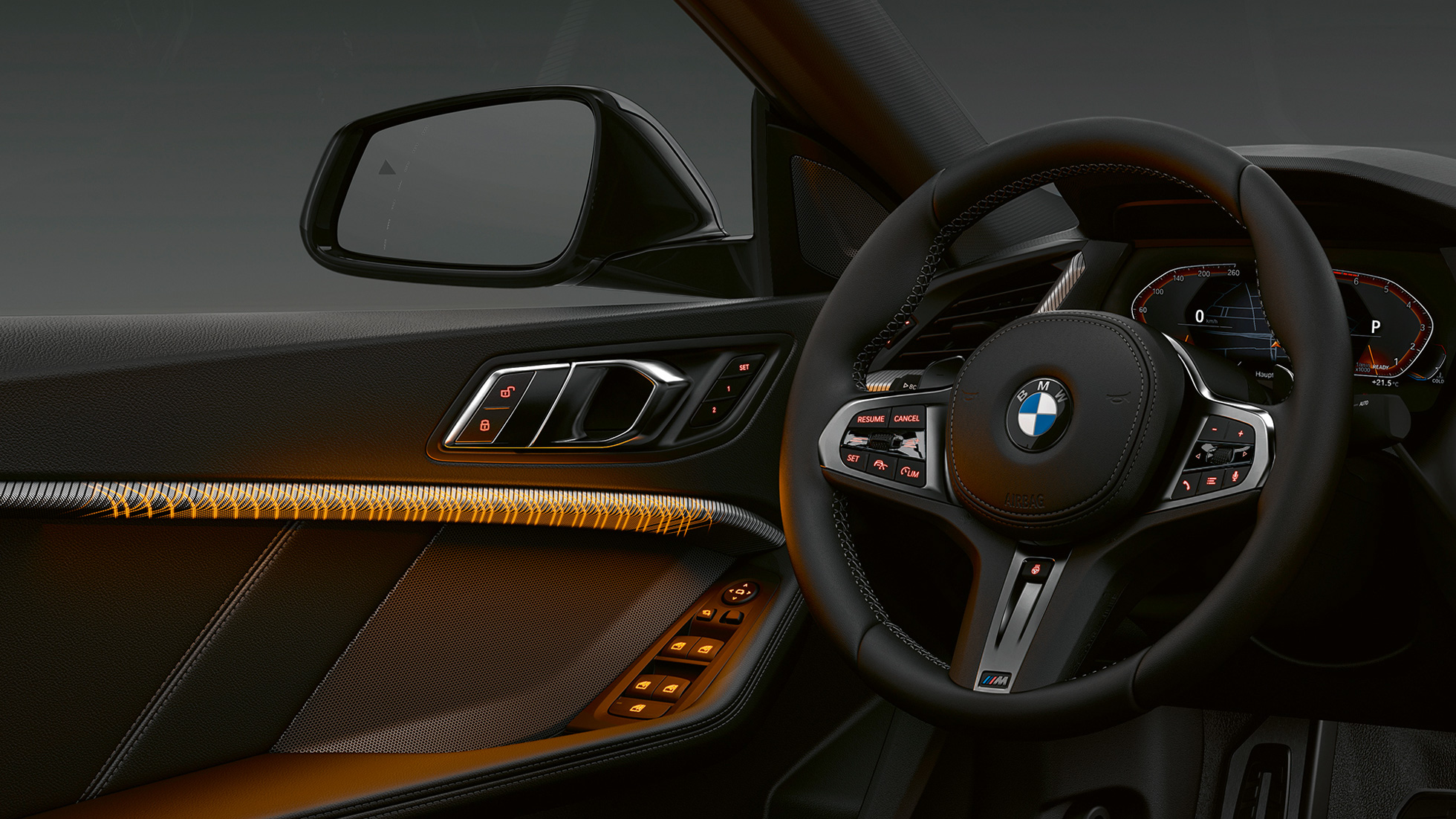 Verlichte interieurlijsten BMW 2 Serie Gran Coupé Verlichte interieurlijsten BMW 2 Serie Gran Coupé F44 interieur
