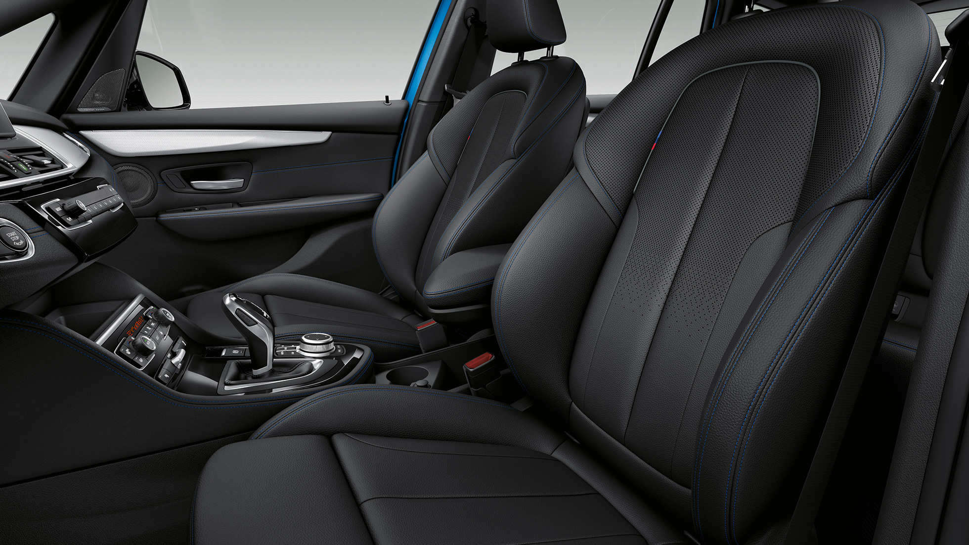 Sportstoelen BMW 2 Serie Gran Tourer Model M Sport Sportstoelen BMW 2 Serie Gran Tourer 220d xDrive Model M Sport F46 2018 interieur