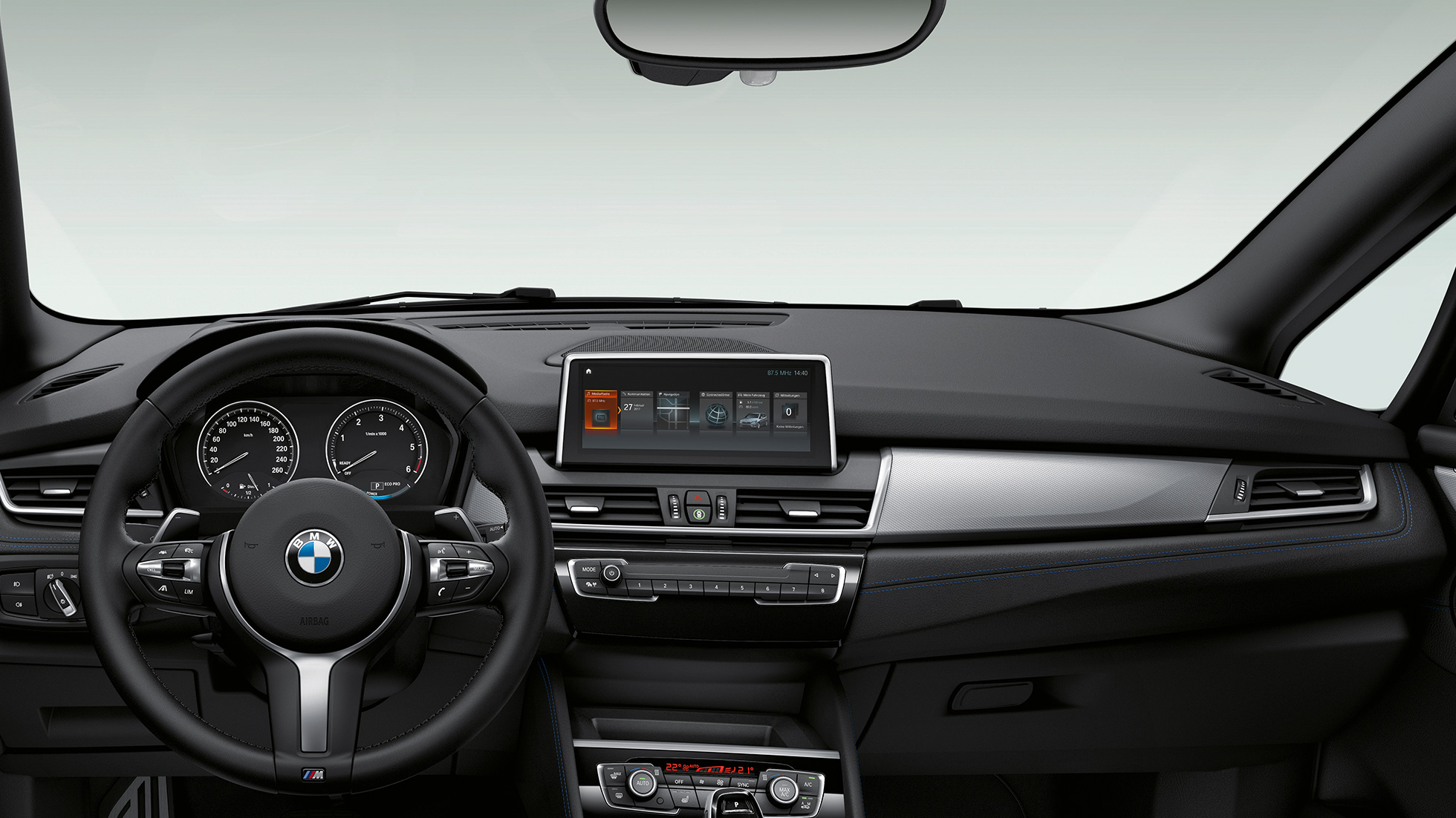 Cockpit BMW 2 Serie Gran Tourer Model M Sport Cockpit BMW 2 Serie Gran Tourer 220d xDrive Model M Sport F46 2018 interieur