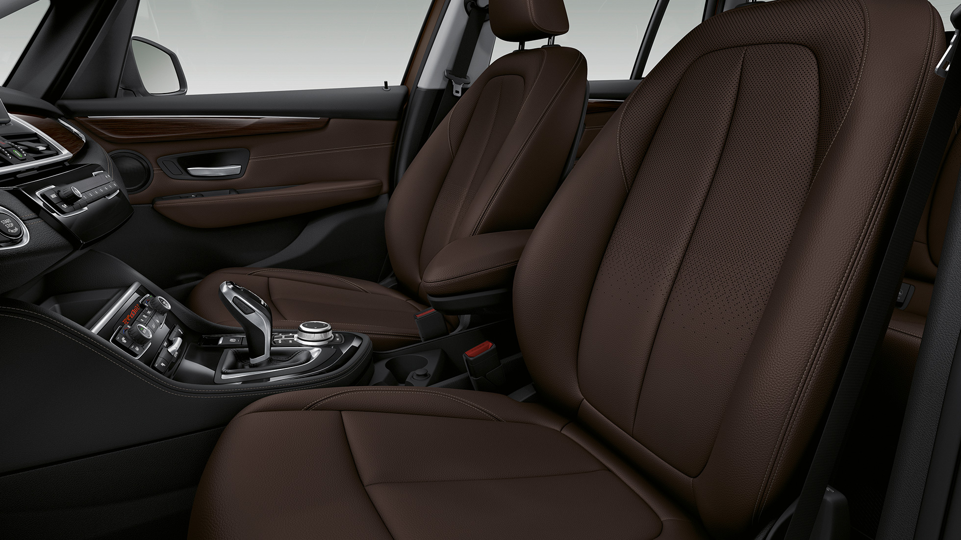 Sportstoelen BMW 2 Serie Gran Tourer Model Luxury Line Sportstoelen BMW 2 Serie Gran Tourer 218d xDrive Model Luxury Line F46 2018 interieur