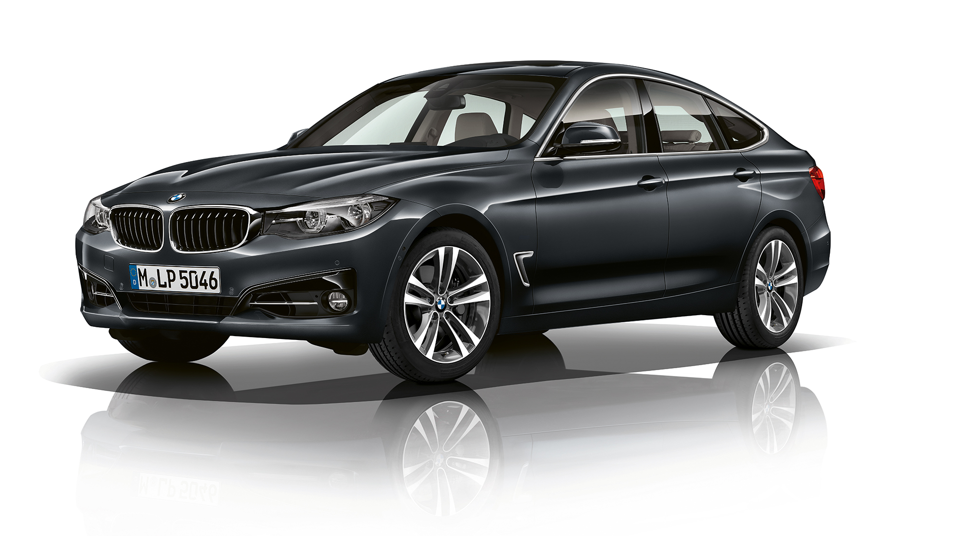 BMW 3 Serie Gran Turismo, Model Sport Line driekwart vooraanzicht BMW 3 Serie Gran Turismo, Model Sport Line driekwart vooraanzicht