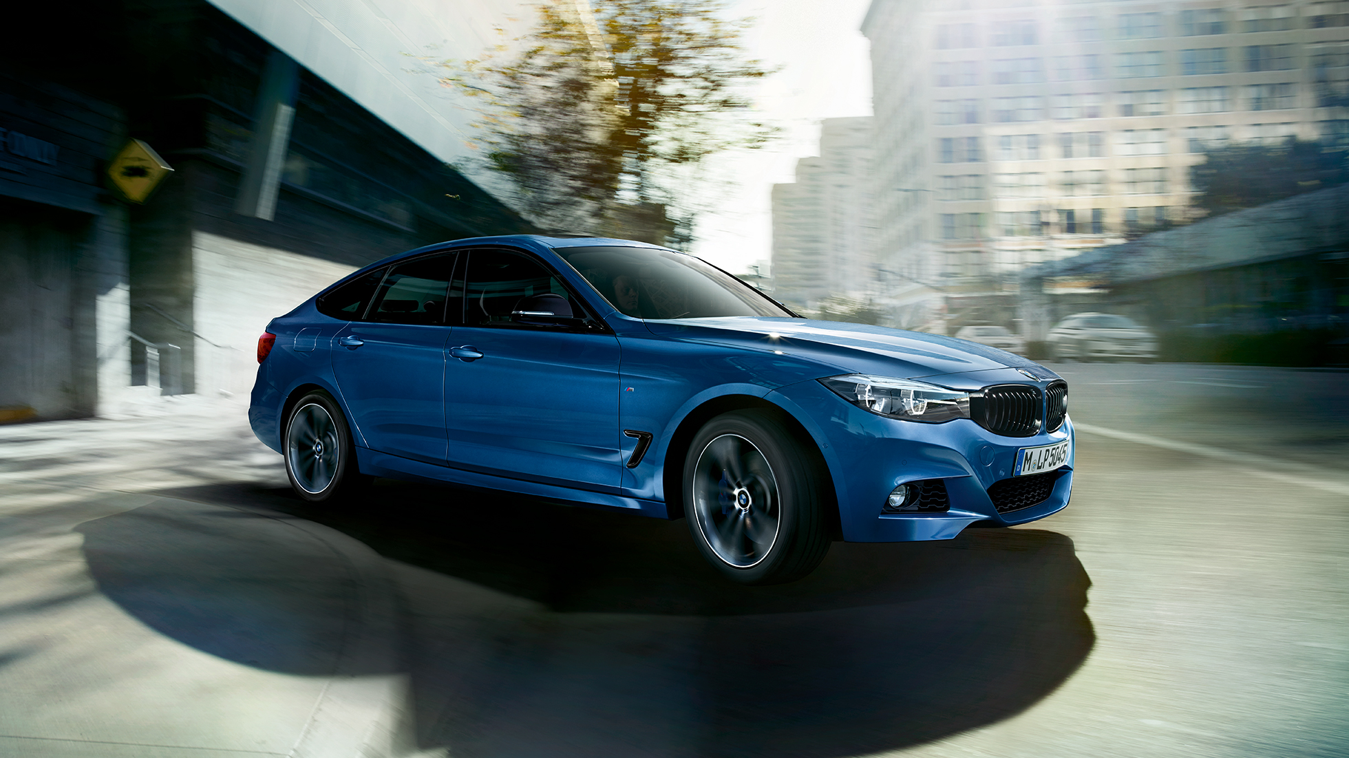 BMW 3 Serie Gran Turismo, driekwart vooraanzicht BMW 3 Serie Gran Turismo, driekwart vooraanzicht
