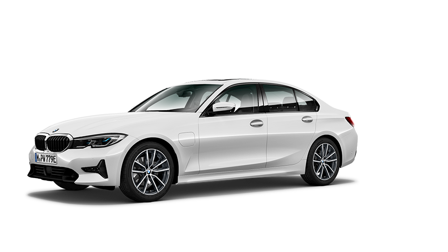 BMW 3 Serie BMW 3 Serie Sedan Plug-in Hybride G20 driekwart zijaanzicht BMW 3 Serie BMW 3 Serie Sedan Plug-in Hybride G20 driekwart zijaanzicht