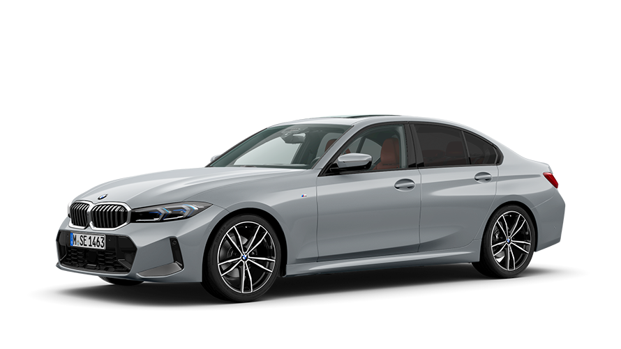 BMW 3 Serie BMW 3 Serie Sedan G20 driekwart zijaanzicht BMW 3 Serie BMW 3 Serie Sedan G20 driekwart zijaanzicht