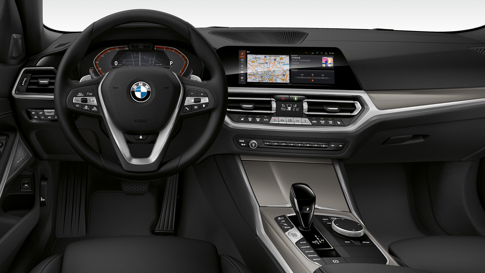 Model Sport Line cockpit BMW 3 Serie Touring, Model Sport Line cockpit