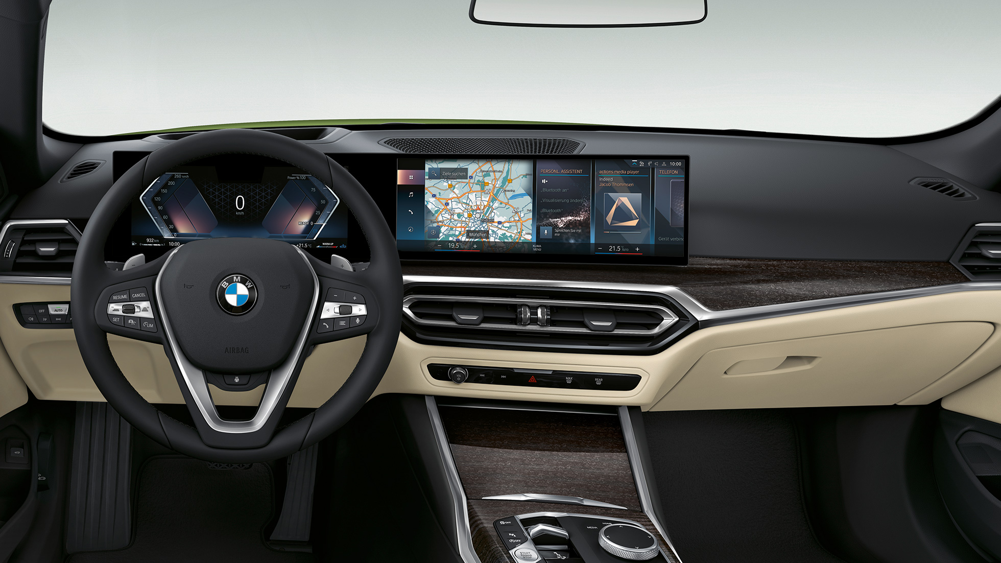 Cockpit BMW 4 Serie Cabrio Standaarduitrusting G23 BMW 4 Serie G23 Standaarduitrusting interieur cockpit