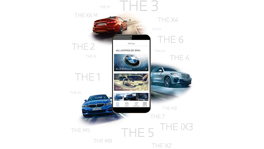 BMW Brochures app BMW Brochures app op uw smartphone