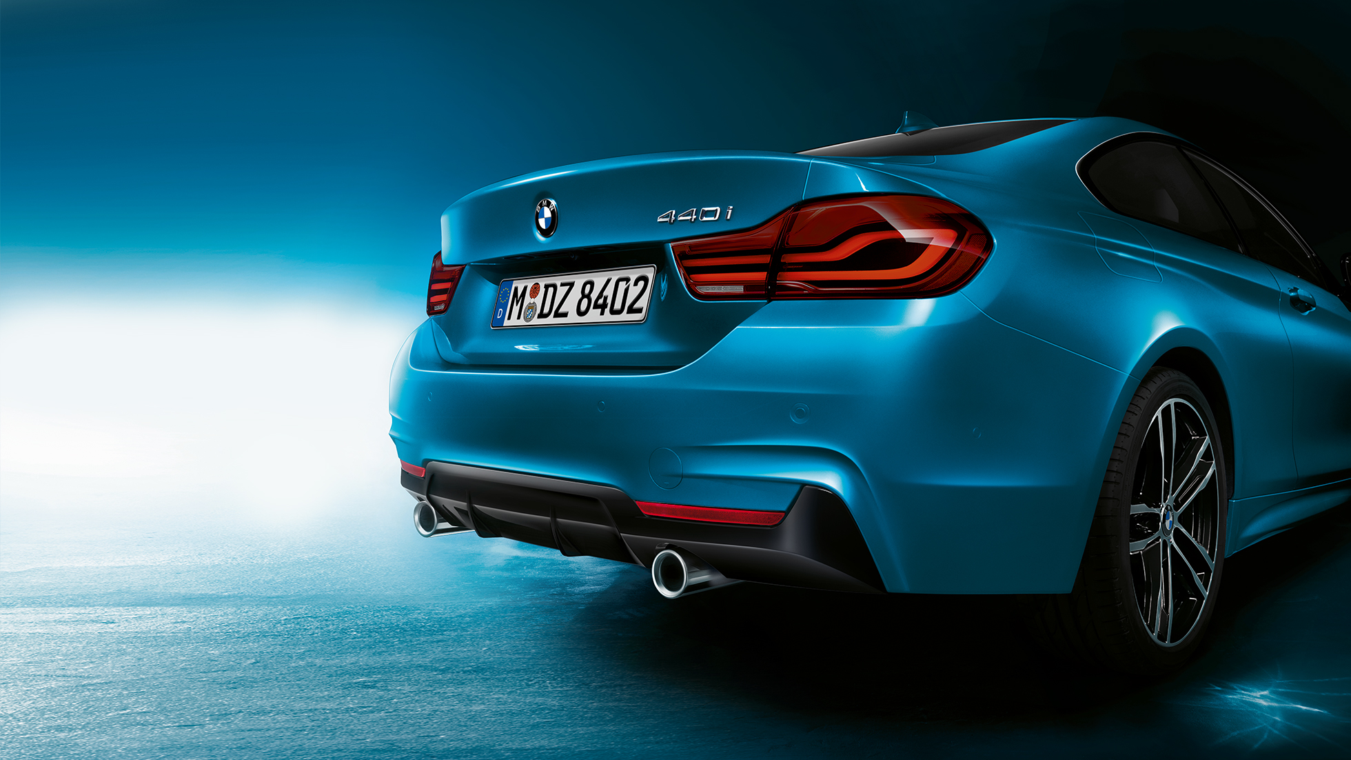 BMW 4 Serie Coupé, modelnaam aan achterzijde BMW 4 Serie Coupé, modelnaam aan achterzijde