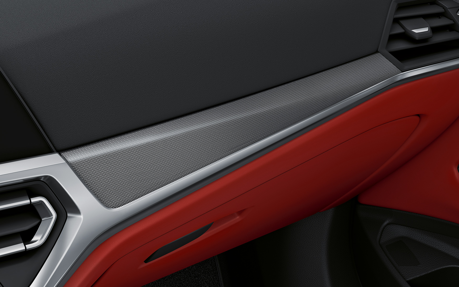 Interieurlijsten aluminium Tetragon BMW 4 Serie Coupé Individual G22 interieur Interieurlijsten aluminium Tetragon BMW 4 Serie Coupé Individual G22 interieur