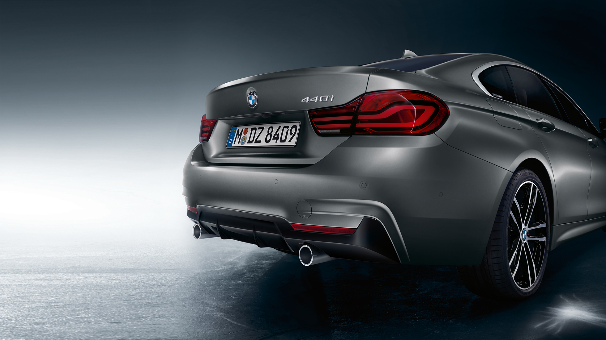 BMW 4 Serie Gran Coupé, modelnaam aan achterzijde BMW 4 Serie Gran Coupé, modelnaam aan achterzijde