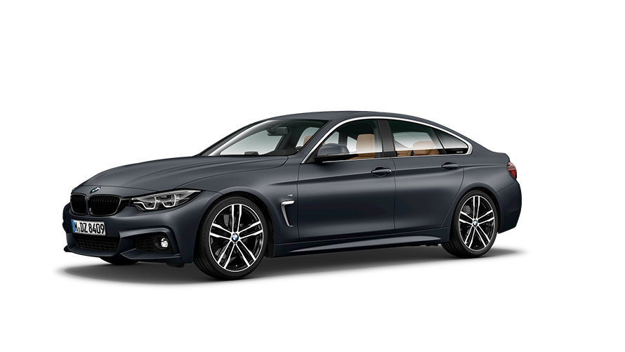 BMW 4 Serie Gran Coupé F36 driekwart zijaanzicht BMW 4 Serie Gran Coupé F36 driekwart zijaanzicht