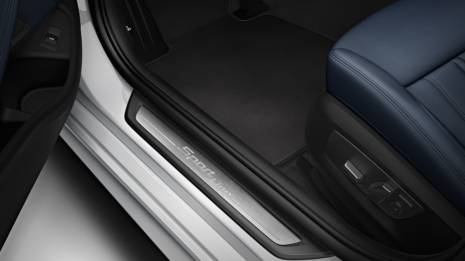 Sport Line interieur BMW 5 Serie Sedan Sport Line BMW 5 Serie Sedan 540i Sedan G30 Alpinweiß metallic interieur