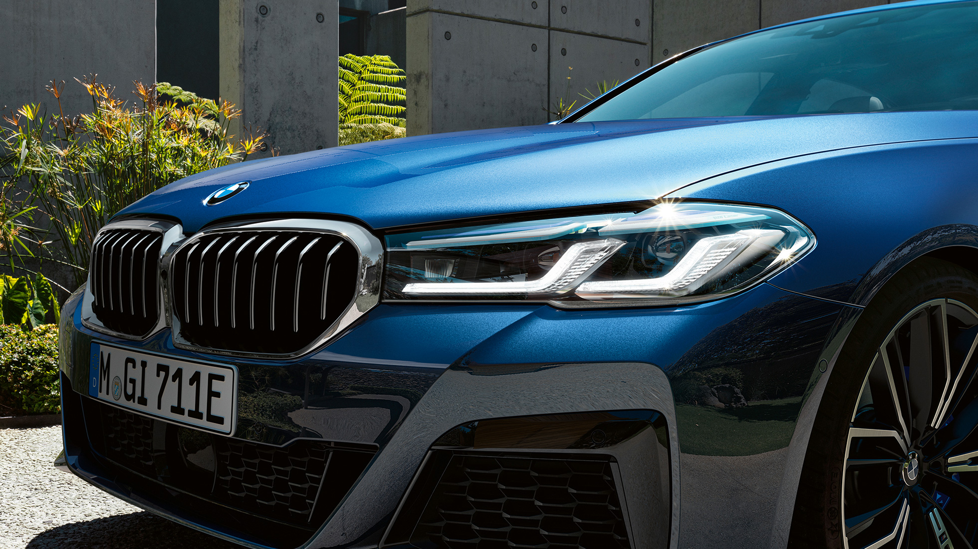 BMW Laserlight BMW 5 Serie Sedan G30 BMW Laserlight BMW 5 Serie Sedan G30 facelift close-up voorzijde