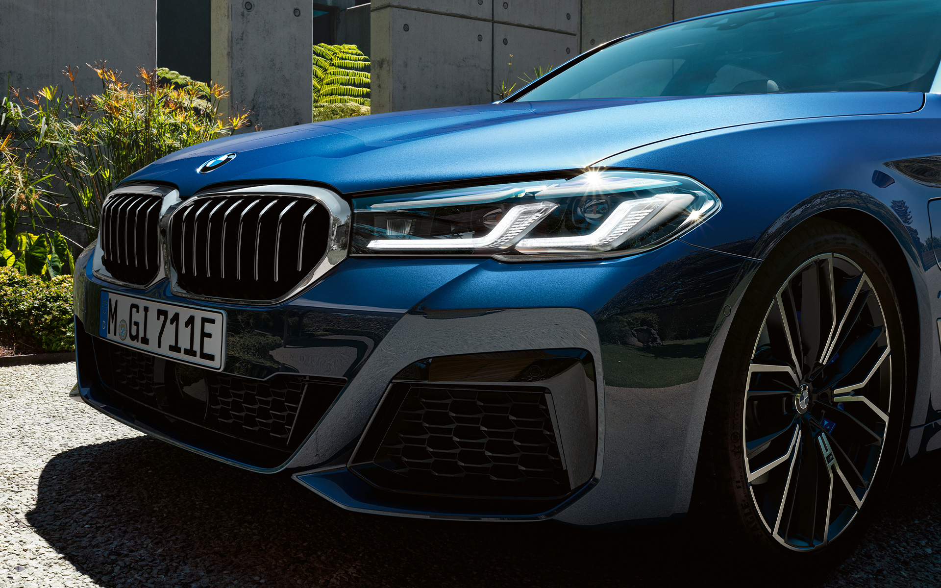BMW Laserlight BMW 5 Serie Sedan G30 BMW Laserlight BMW 5 Serie Sedan G30 facelift close-up voorzijde